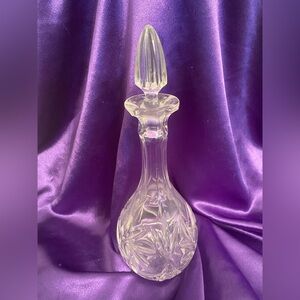 Elegant Vintage Crystal Decanter